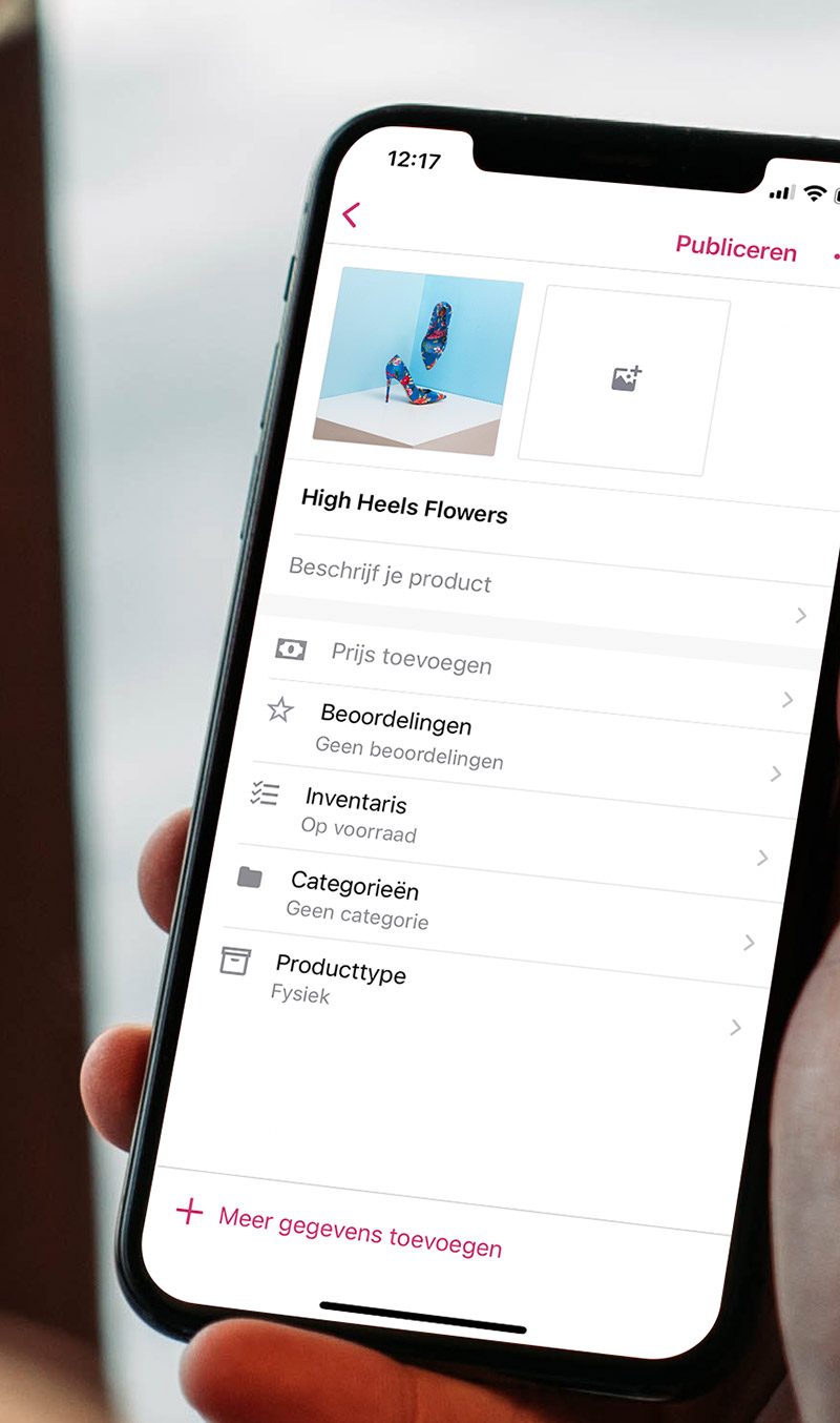 Producten aan je webshop toevoegen met de WooCommerce app